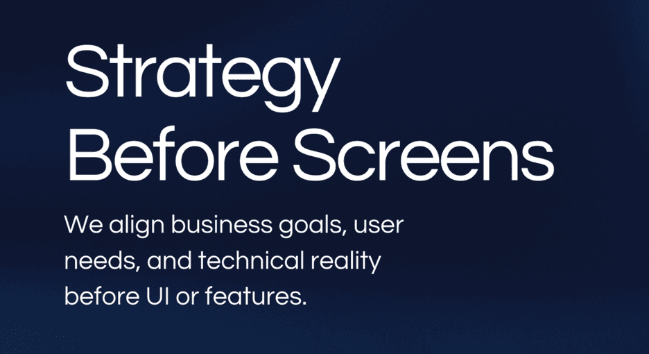 Strategy Before Screens